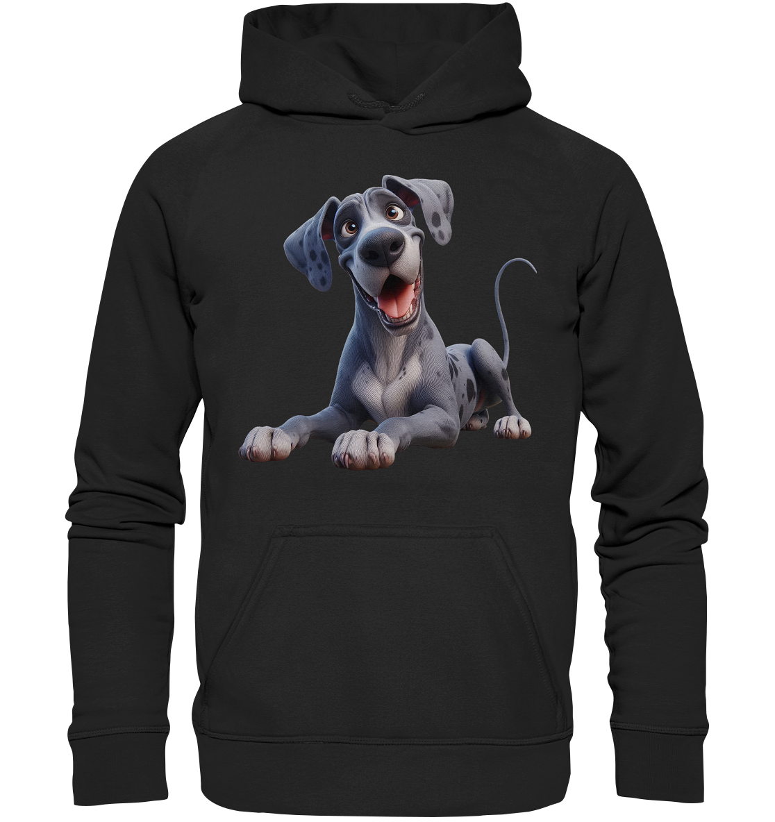 Dänische Dogge - personalisierbar - Basic Unisex Hoodie