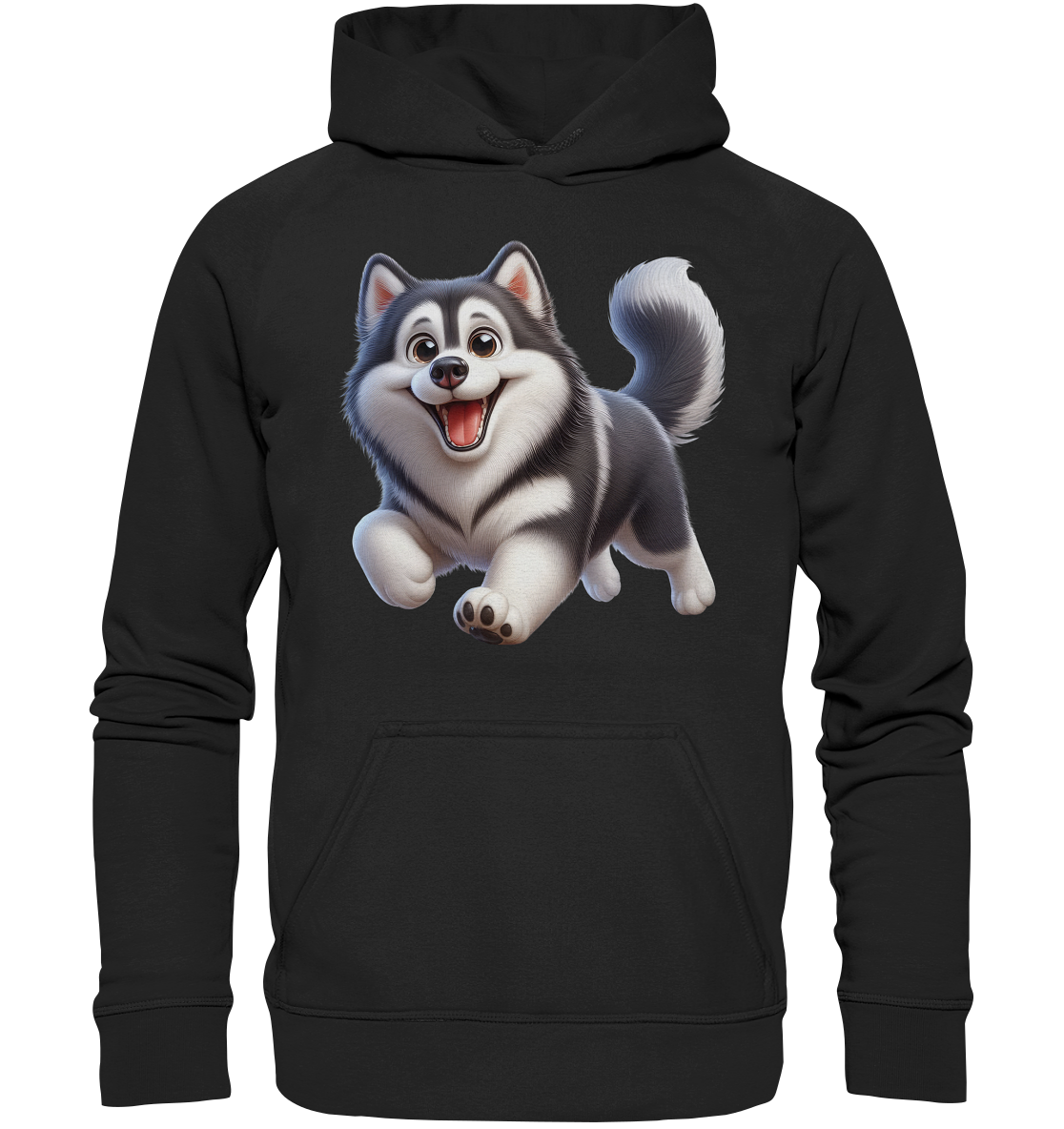 Husky Comic - personalisierbar - Basic Unisex Hoodie