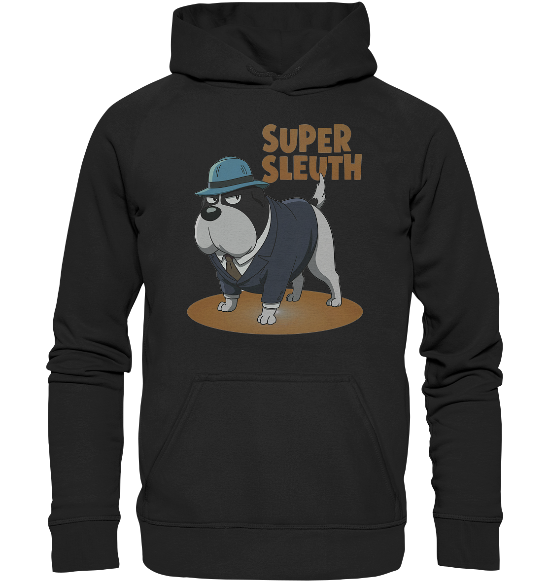 Hund Super Sleuth Detektiv - Basic Unisex Hoodie