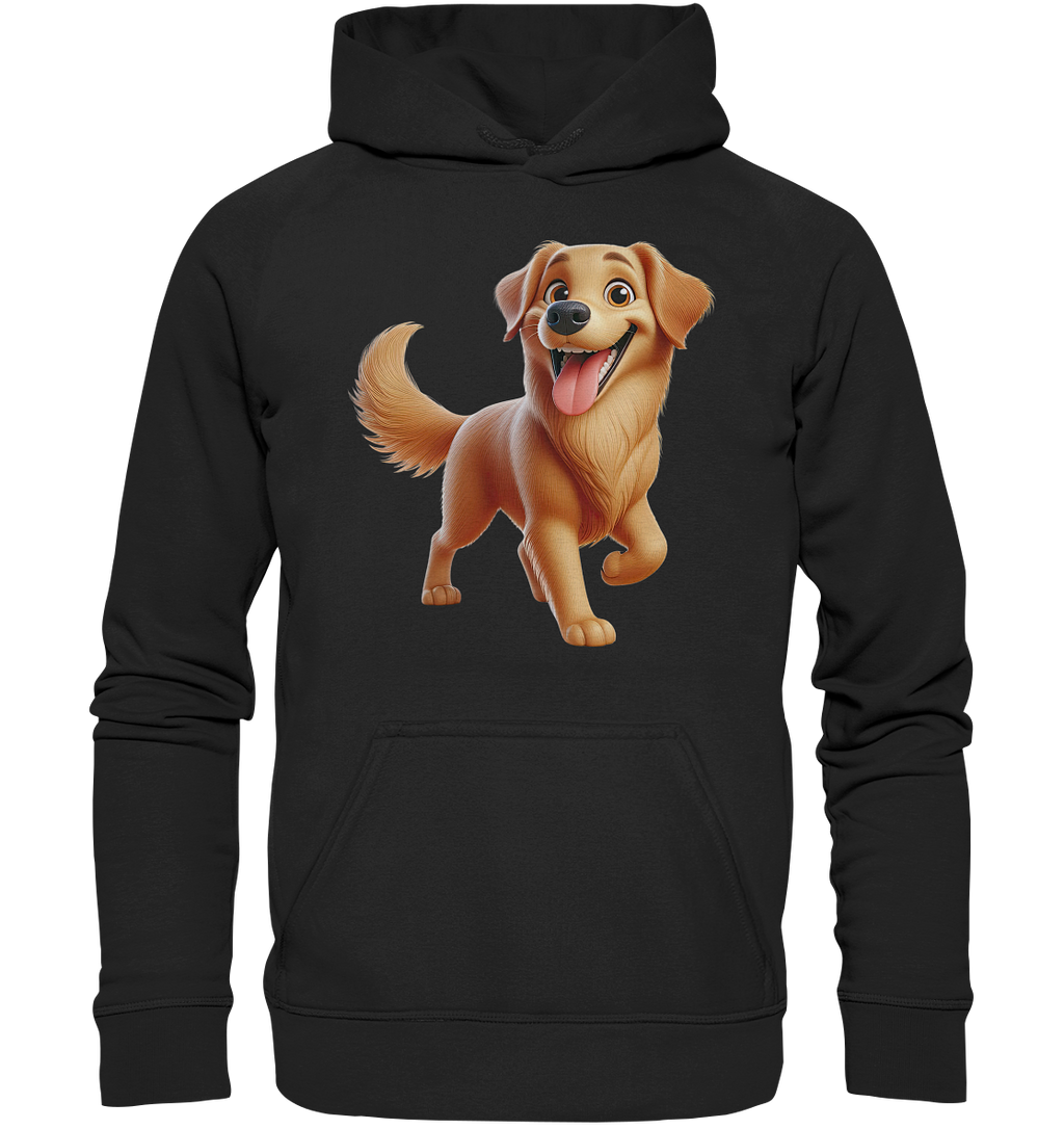 Golden Retriever Comic - personalisierbar - Basic Unisex Hoodie