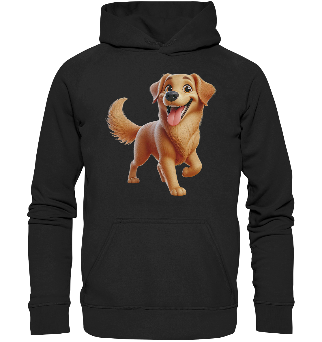 Golden Retriever Comic - personalisierbar - Basic Unisex Hoodie