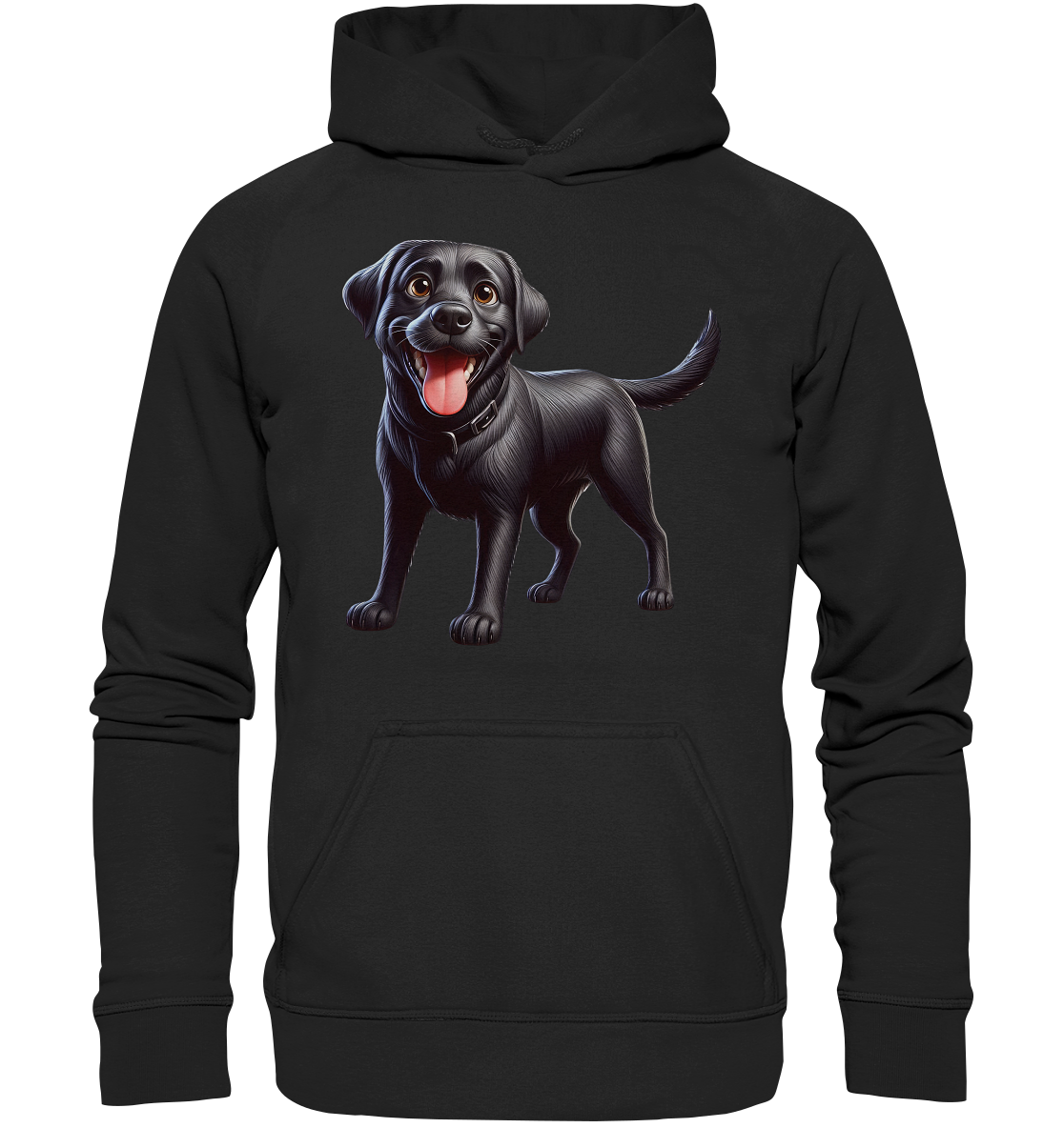 Cartoon Labrador Retreiver - personalisierbar - Basic Unisex Hoodie