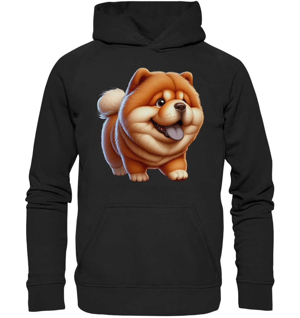 Chow Chow Cartoon Hund - personalisierbar - Basic Unisex Hoodie