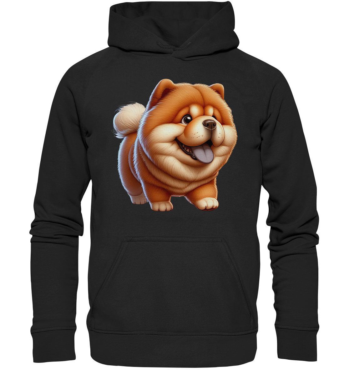 Chow Chow Cartoon Hund - personalisierbar - Basic Unisex Hoodie