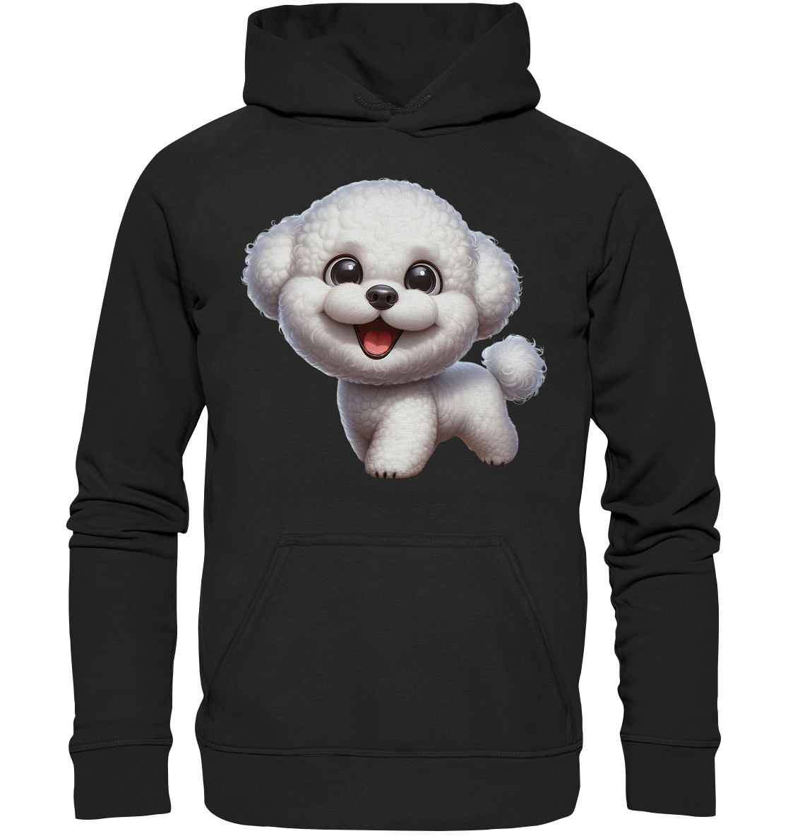 Bichon Frisé Cartoon personalisierbar - Basic Unisex Hoodie