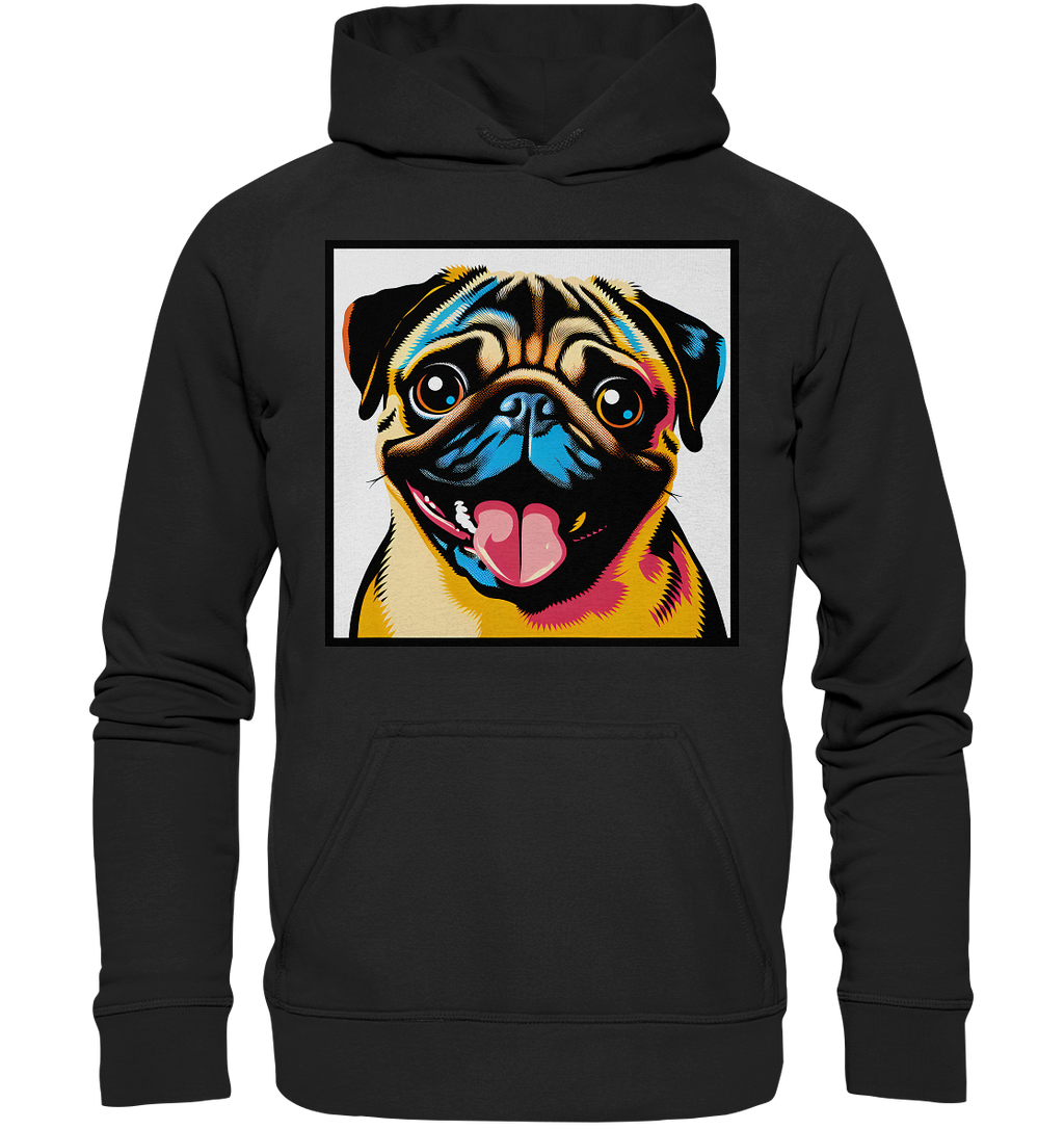 Mops Pop Art - Basic Unisex Hoodie