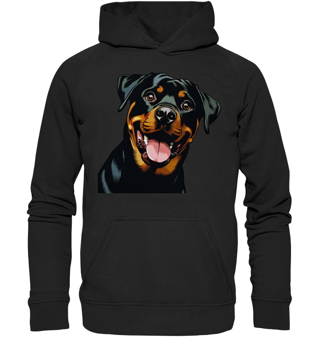 Rottweiler  Comic - personalisierbar - Basic Unisex Hoodie