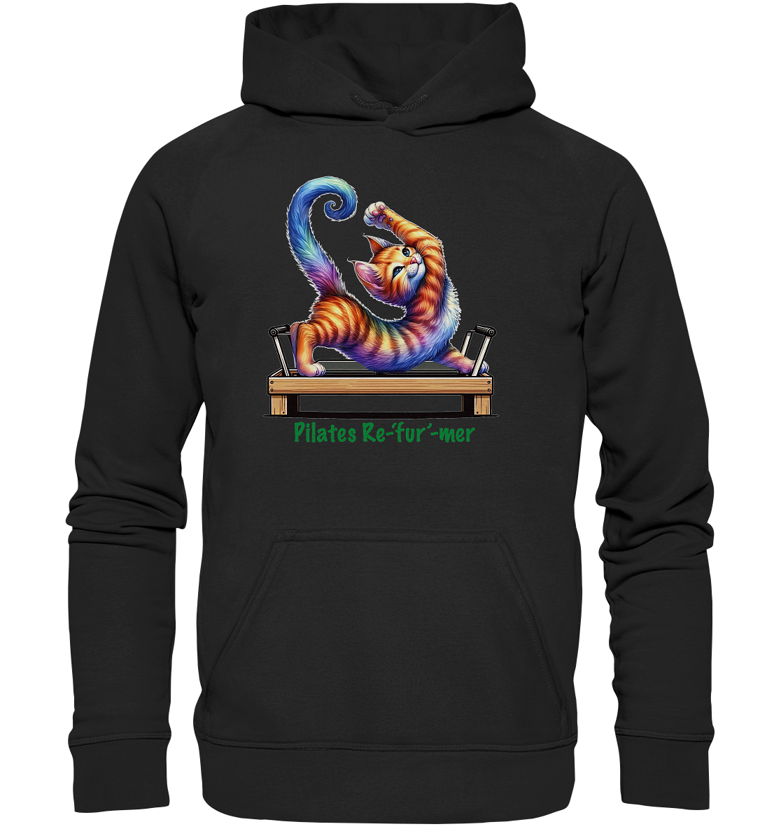 Pilates Reformer Re-fur-mer Katze lustig - Basic Unisex Hoodie
