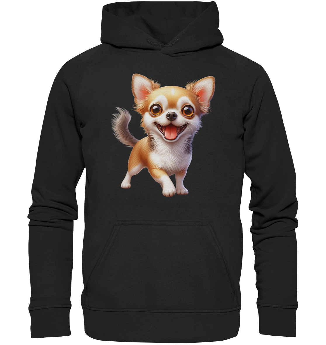 Chihuahua Cartoon - personalisierbar - Basic Unisex Hoodie