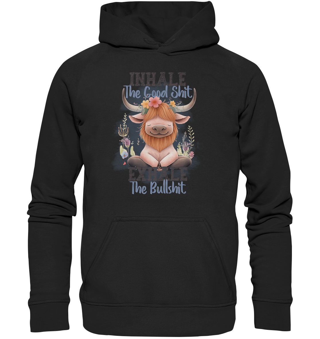 Yoga Highland Kuh - Basic Unisex Hoodie