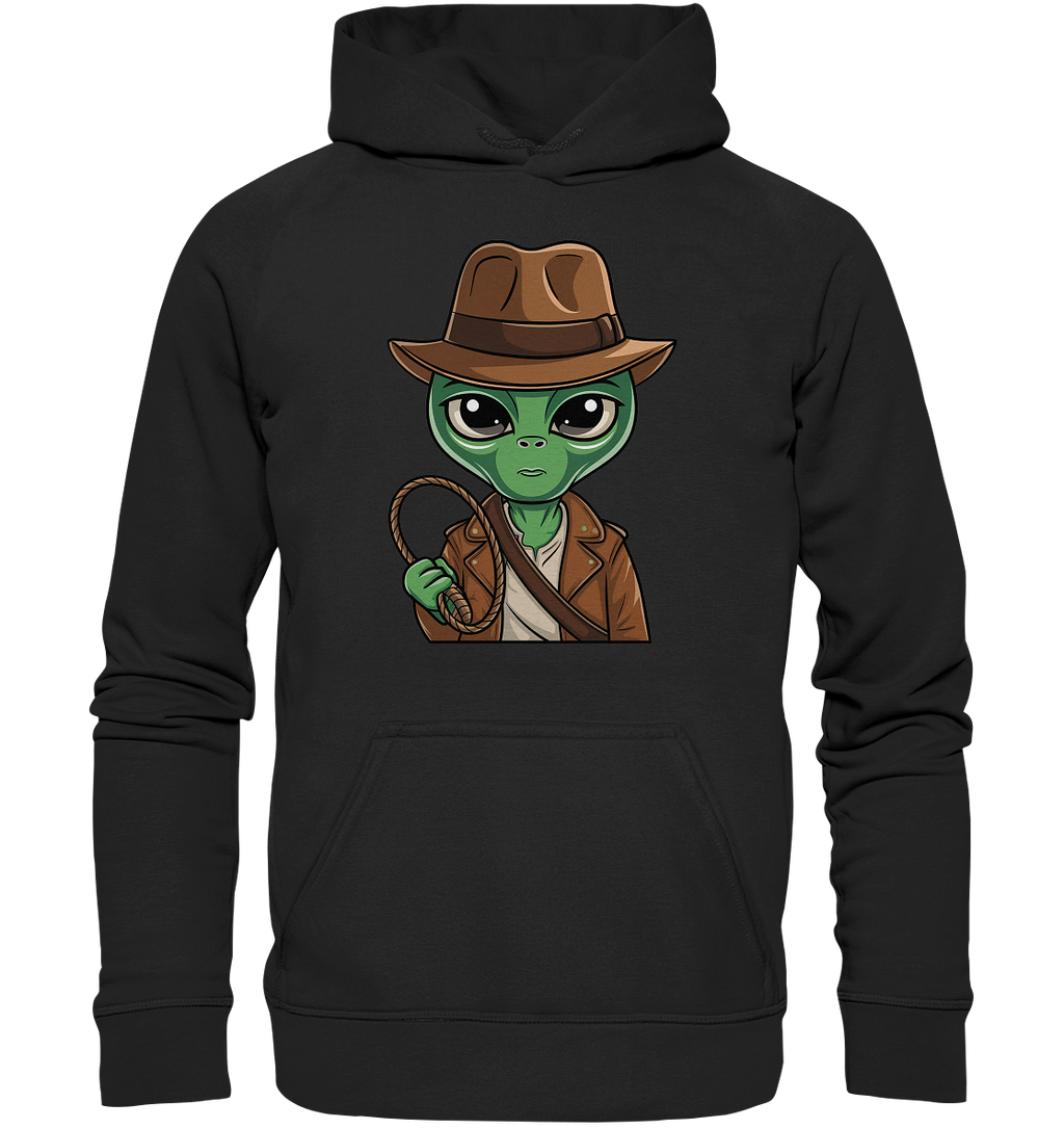 Alien Abenteurer Cartoon - Basic Unisex Hoodie
