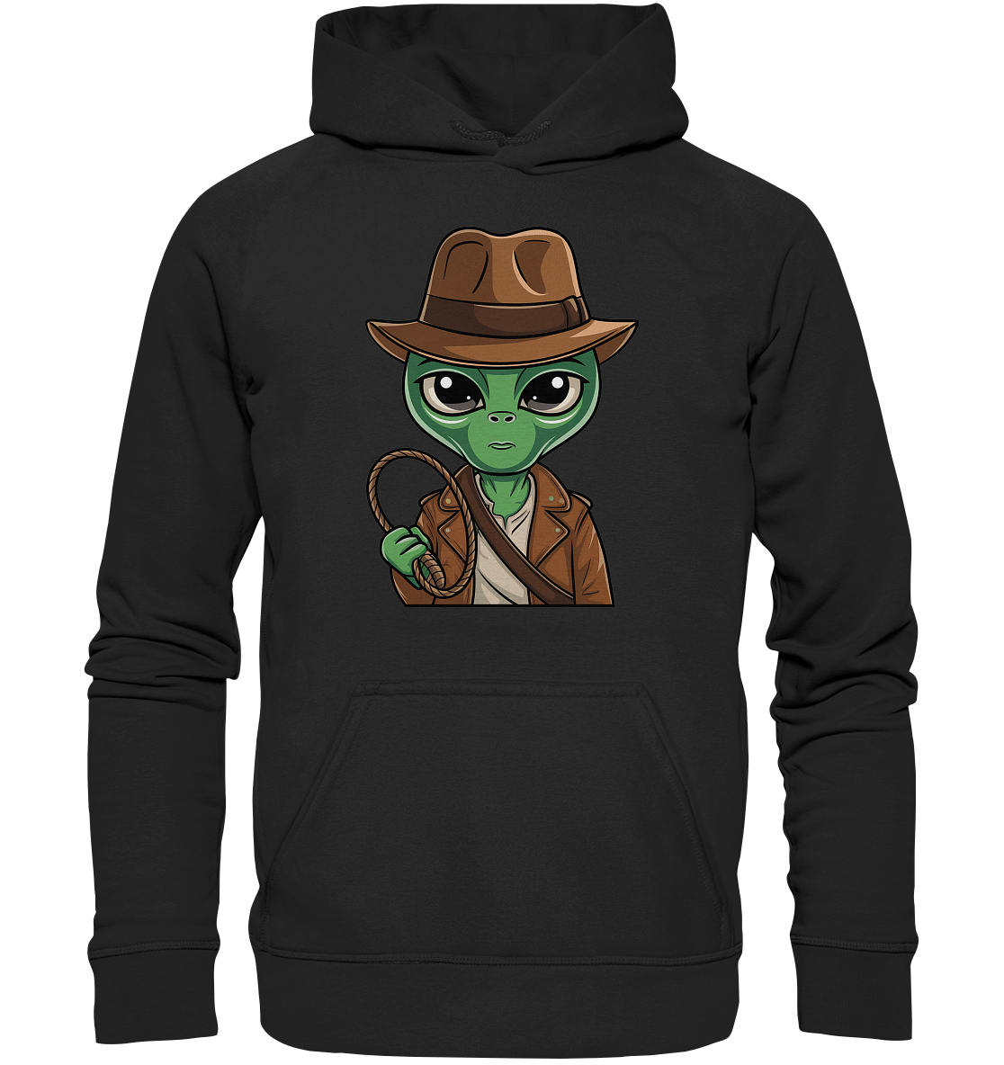 Alien Abenteurer Cartoon - Basic Unisex Hoodie