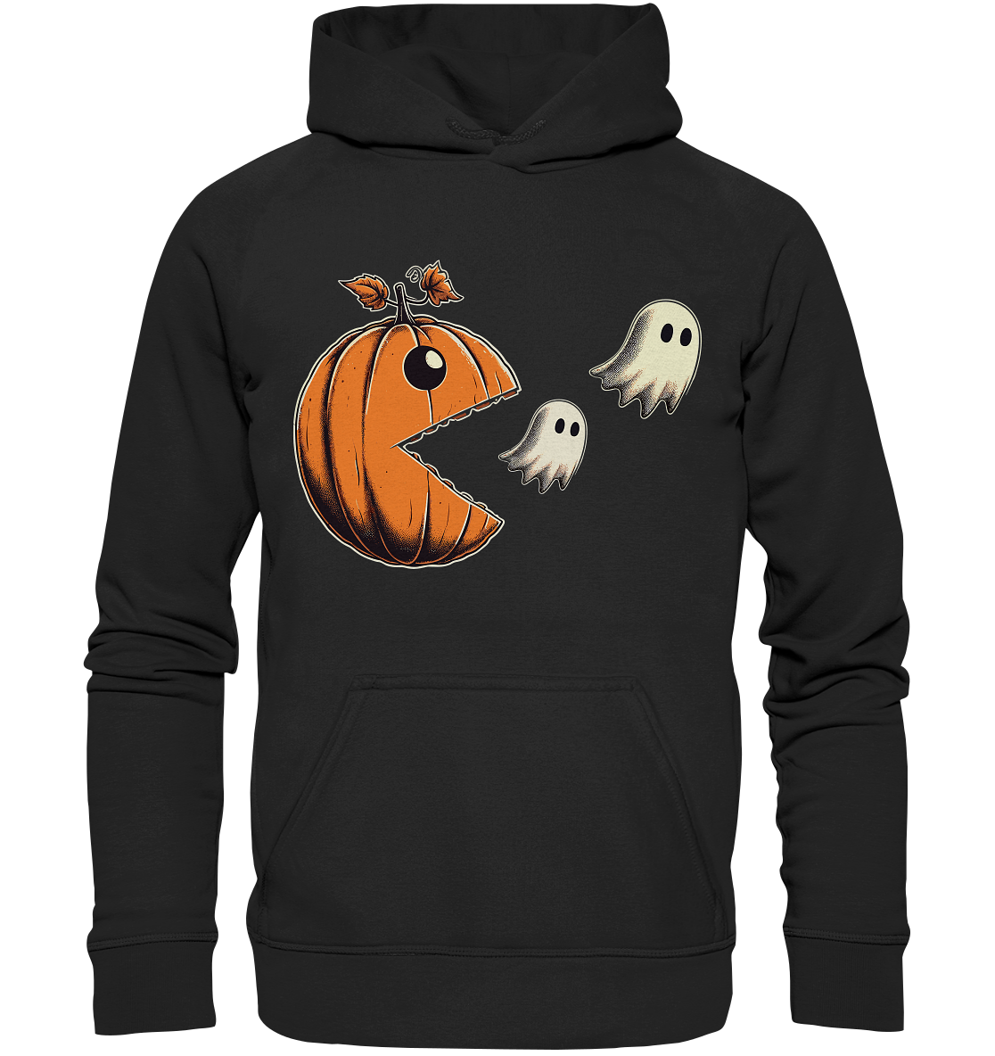 Halloween Pac-man - Basic Unisex Hoodie