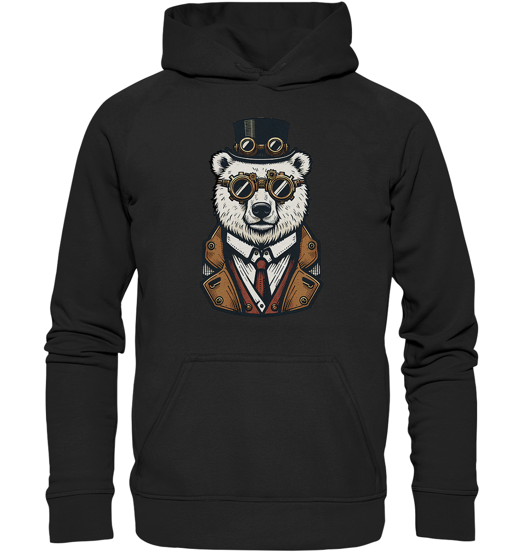 Eisbär Steampunk Polar Bear  - Basic Unisex Hoodie
