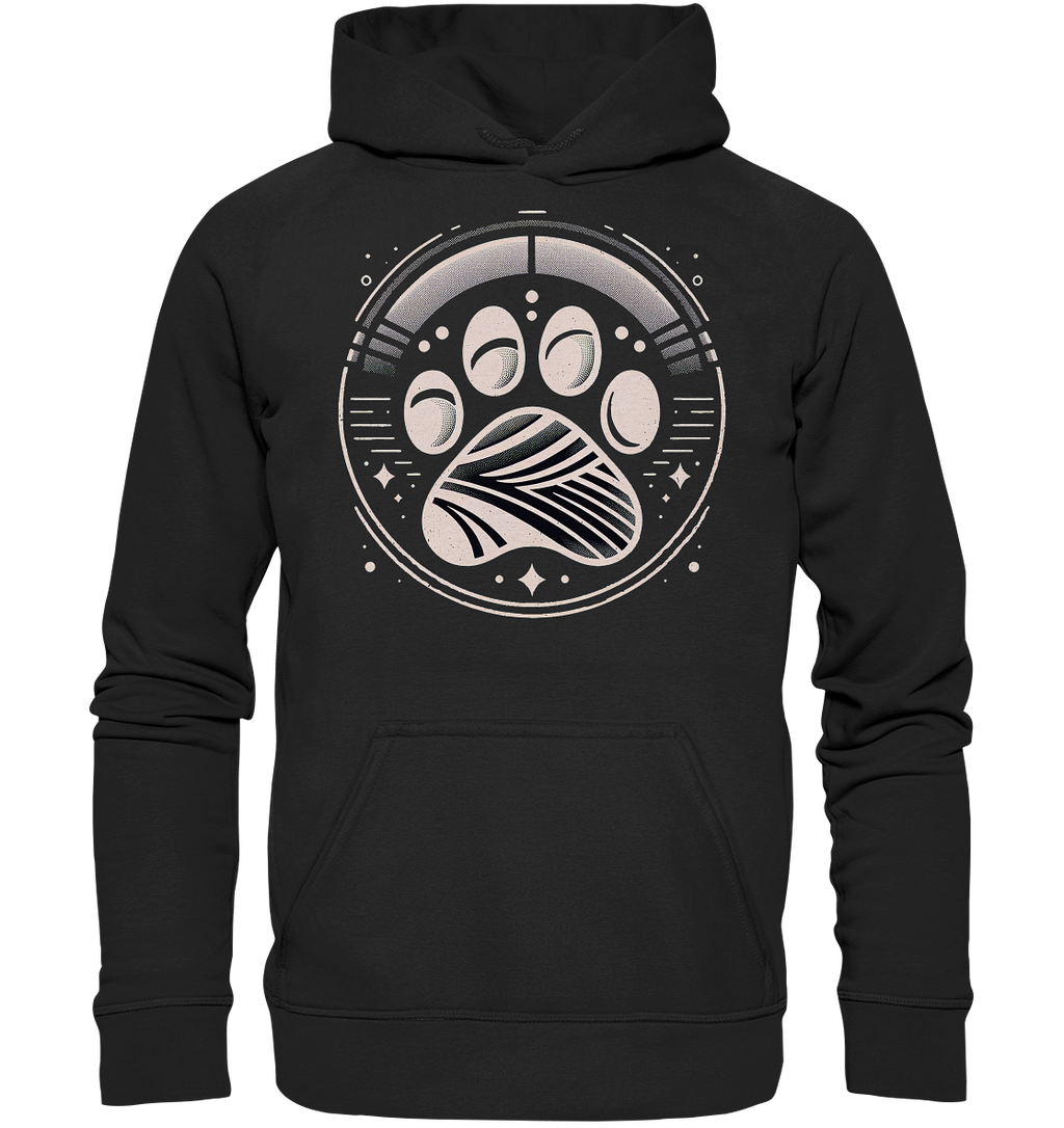 Futuristische Design einer Pfote - Basic Unisex Hoodie
