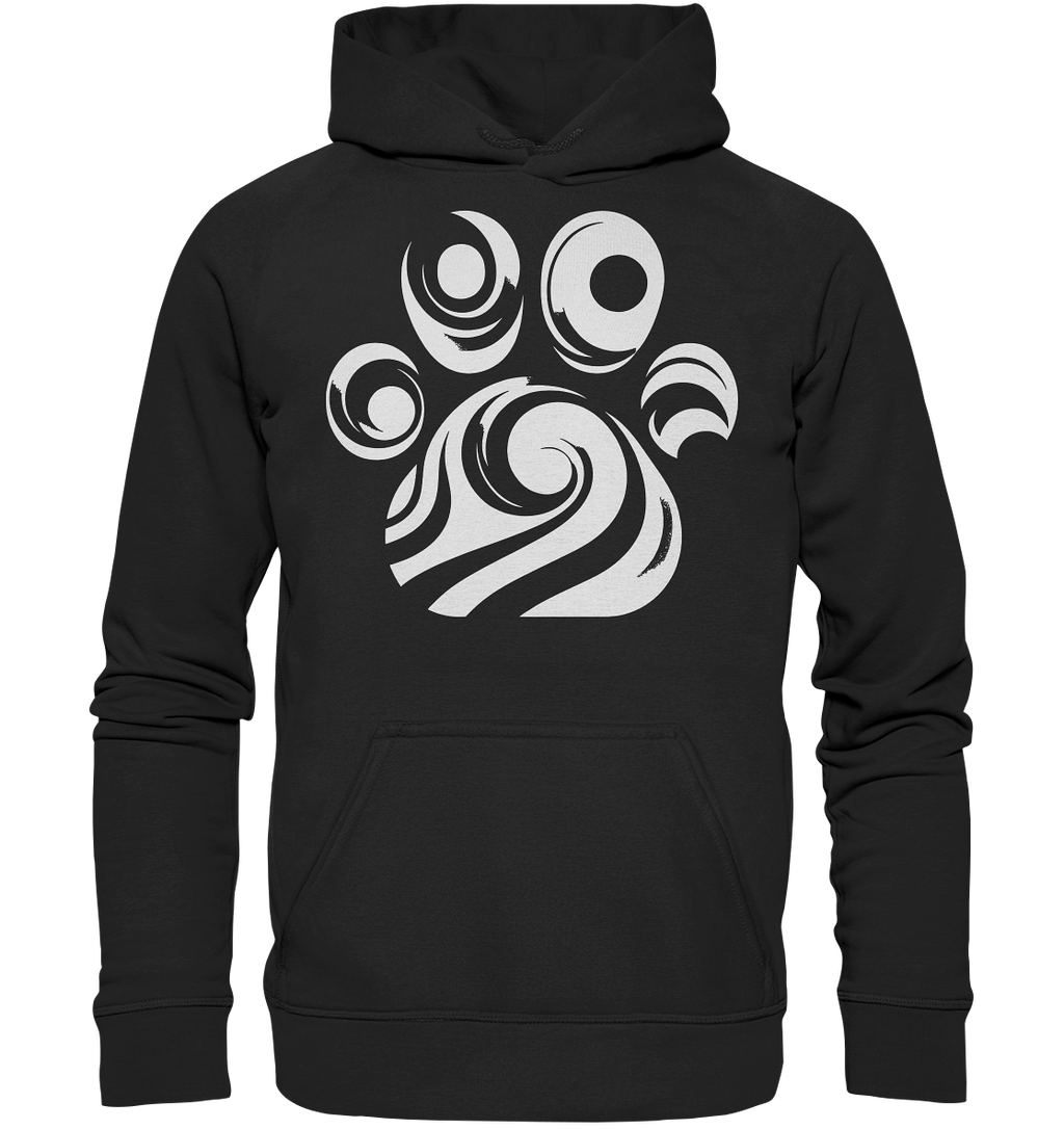 Pfote Design modern und abstrakt - Basic Unisex Hoodie