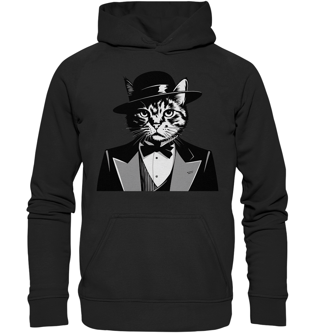 Godfather Katze Mafia - personalisierbar  - Basic Unisex Hoodie