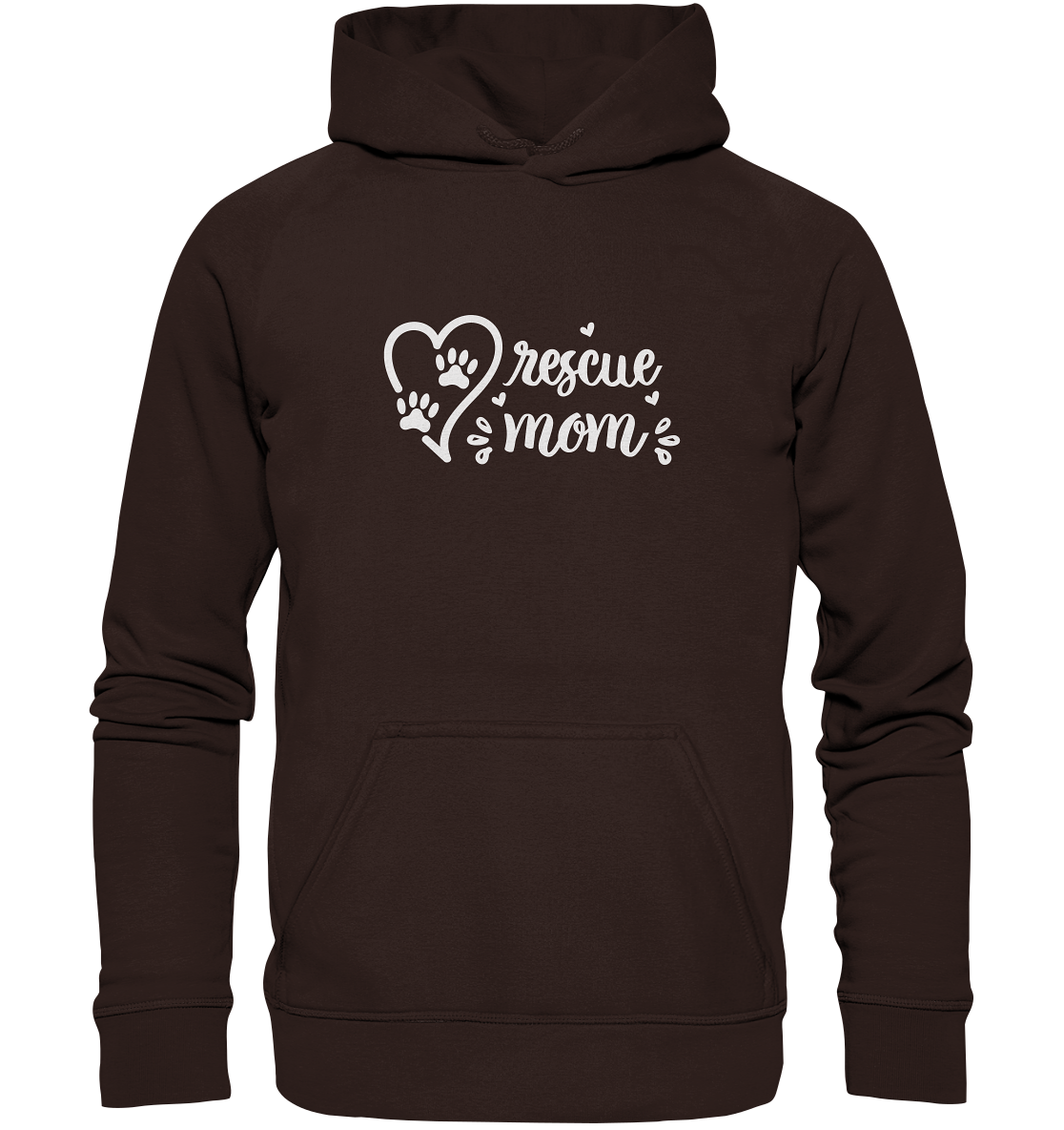 Rescue Mom - Personalisiert - Basic Unisex Hoodie