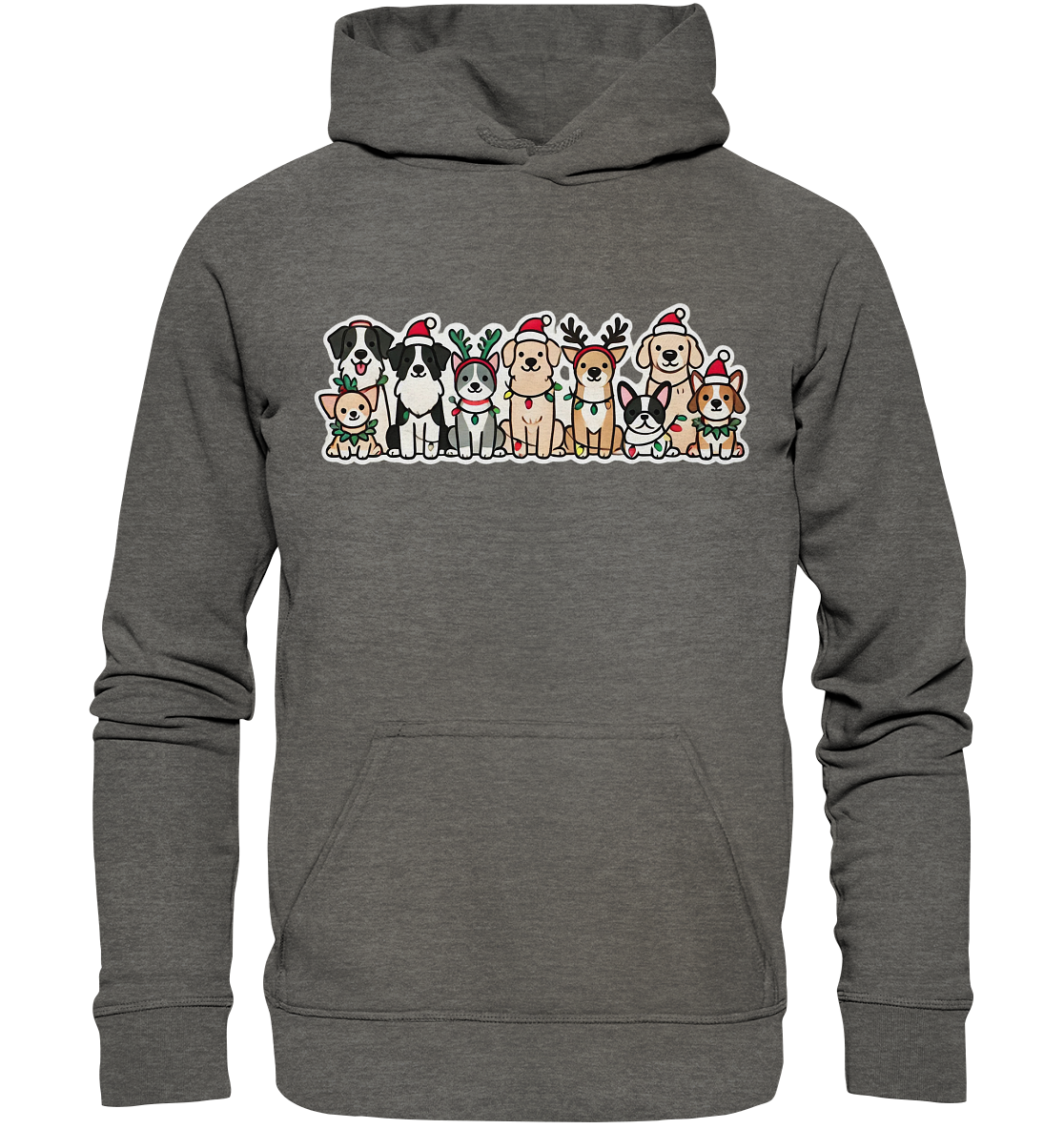 Weihnachten, Christmas Hunde - Basic Unisex Hoodie