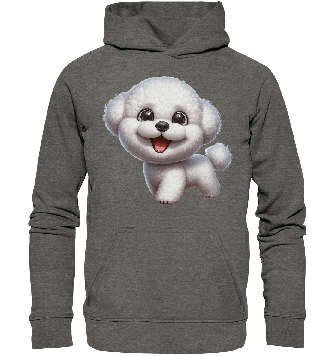 Bichon Frisé Cartoon personalisierbar - Basic Unisex Hoodie