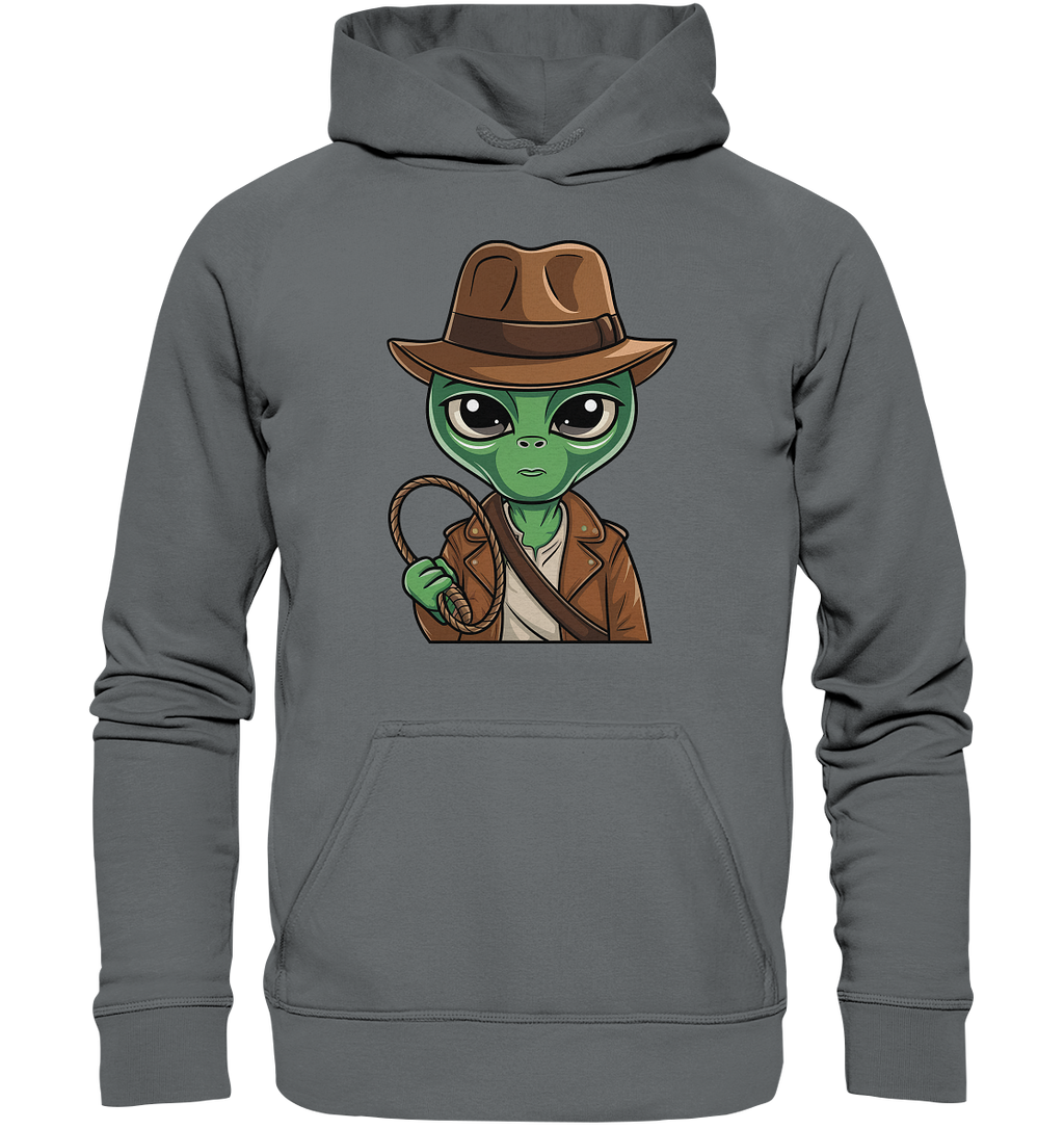Alien Abenteurer Cartoon - Basic Unisex Hoodie