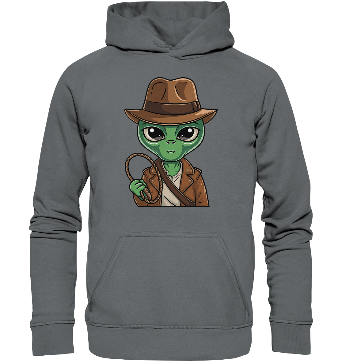 Alien Abenteurer Cartoon - Basic Unisex Hoodie