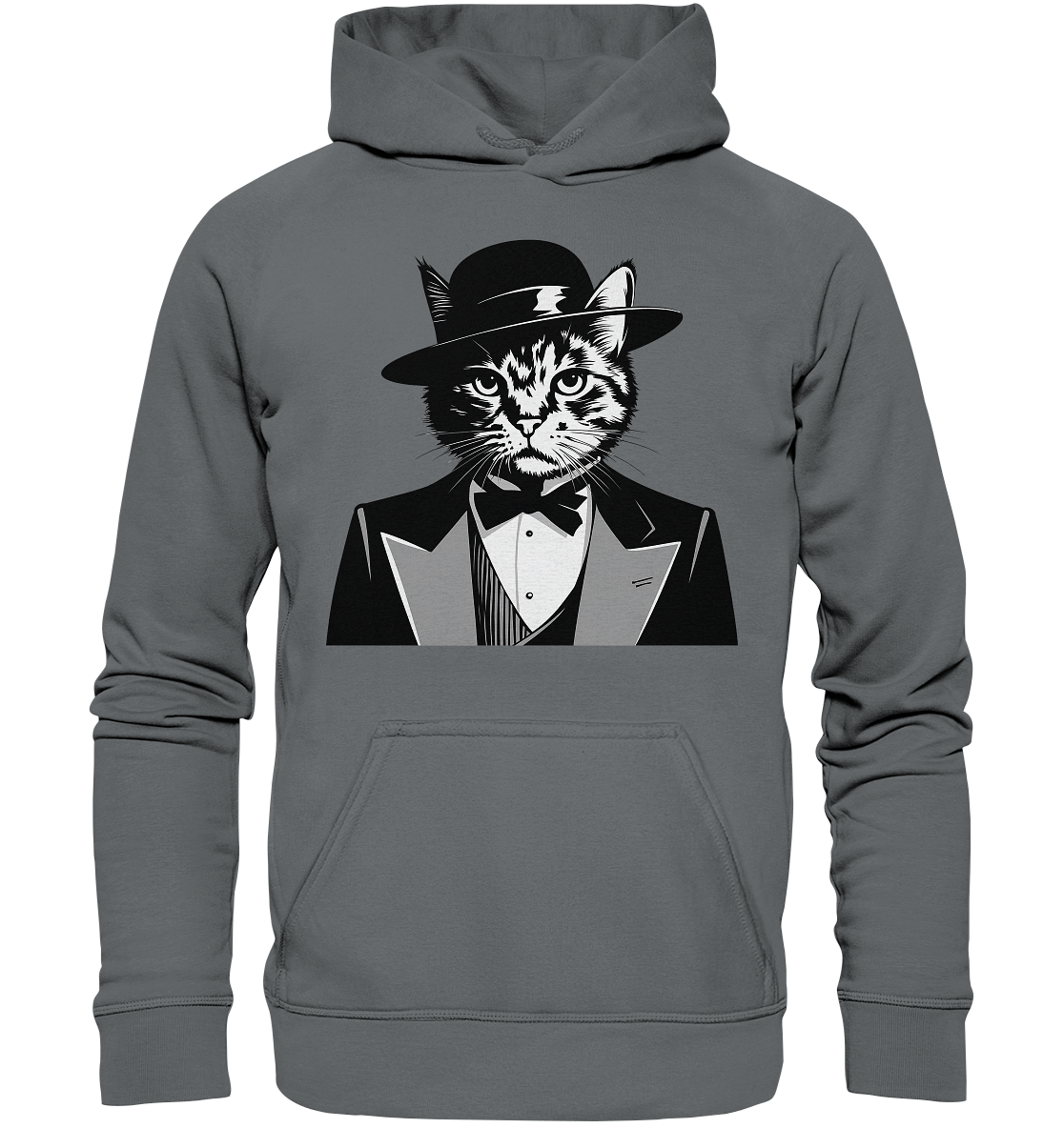 Godfather Katze Mafia - personalisierbar  - Basic Unisex Hoodie