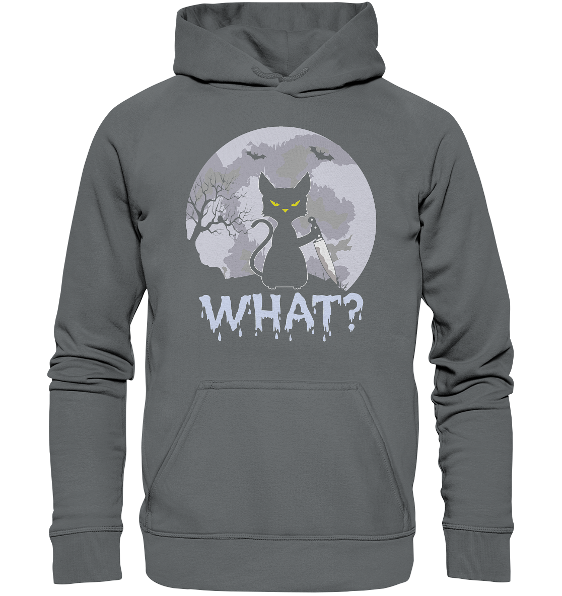 Halloween Katze Horror Lustig - Basic Unisex Hoodie