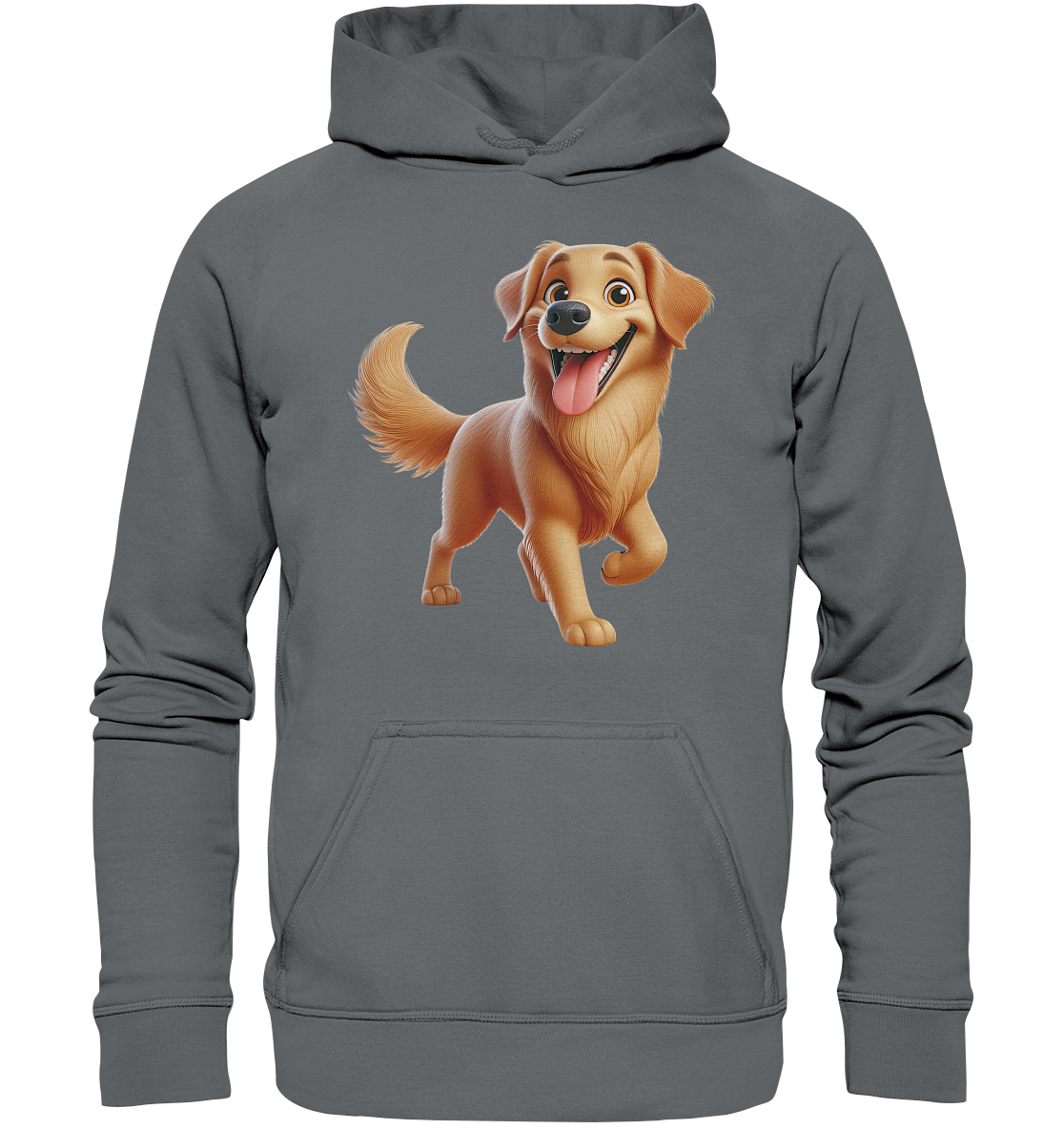 Golden Retriever Comic - personalisierbar - Basic Unisex Hoodie