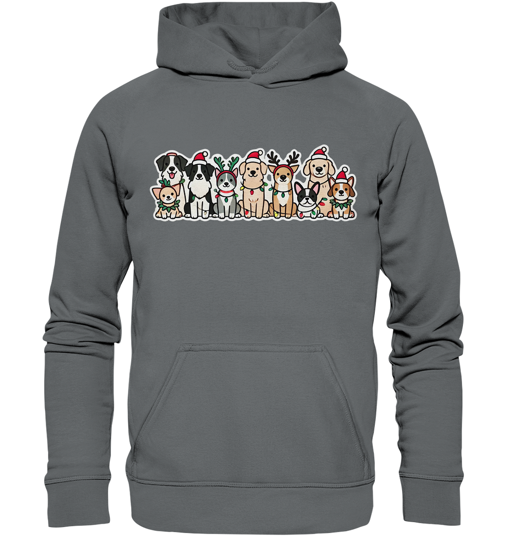 Weihnachten, Christmas Hunde - Basic Unisex Hoodie
