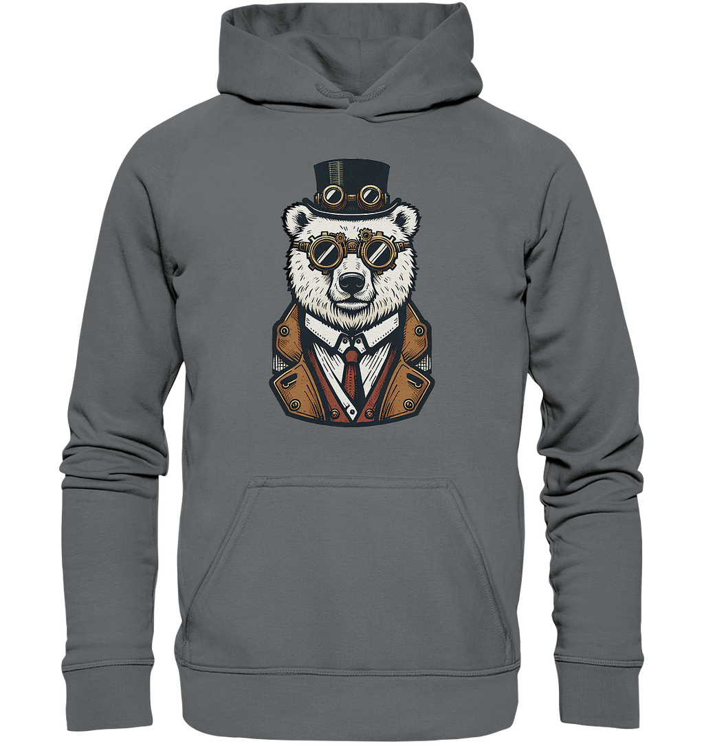 Eisbär Steampunk Polar Bear  - Basic Unisex Hoodie