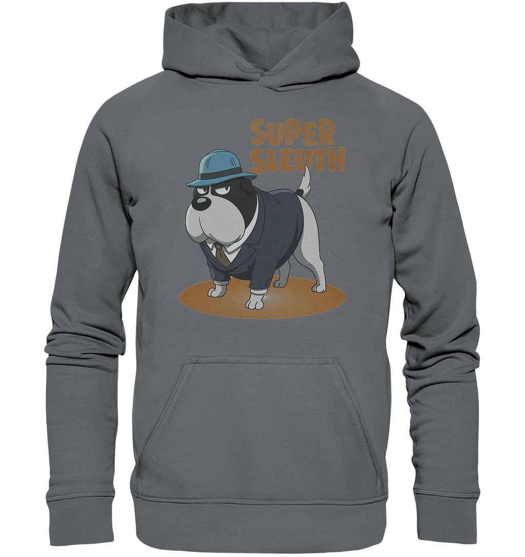 Hund Super Sleuth Detektiv - Basic Unisex Hoodie