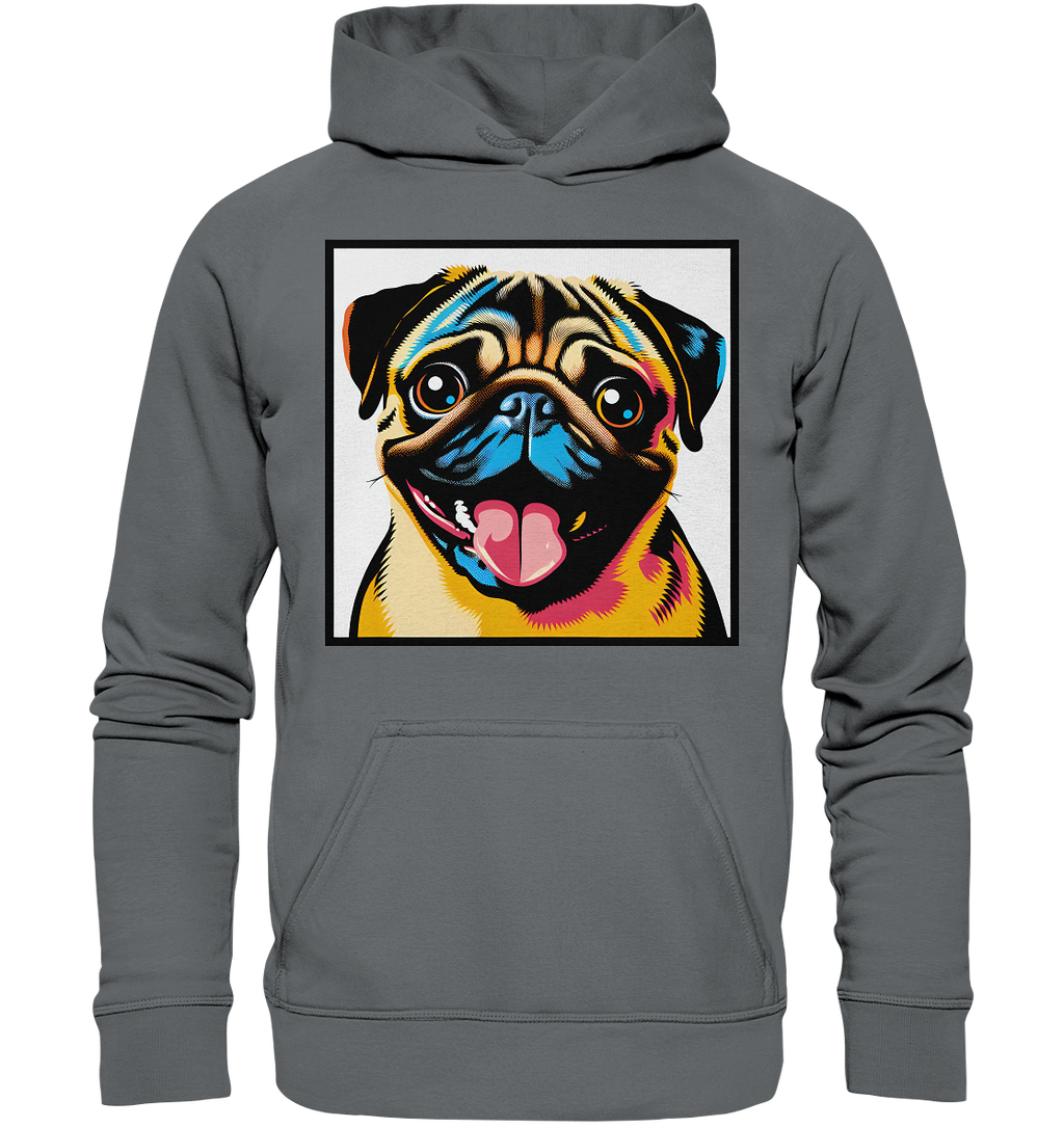 Mops Pop Art - Basic Unisex Hoodie