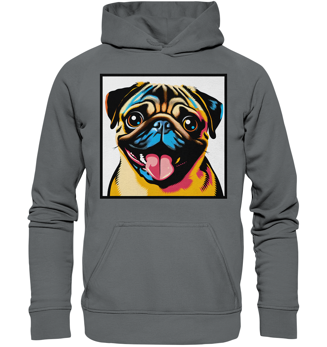 Mops Pop Art - Basic Unisex Hoodie