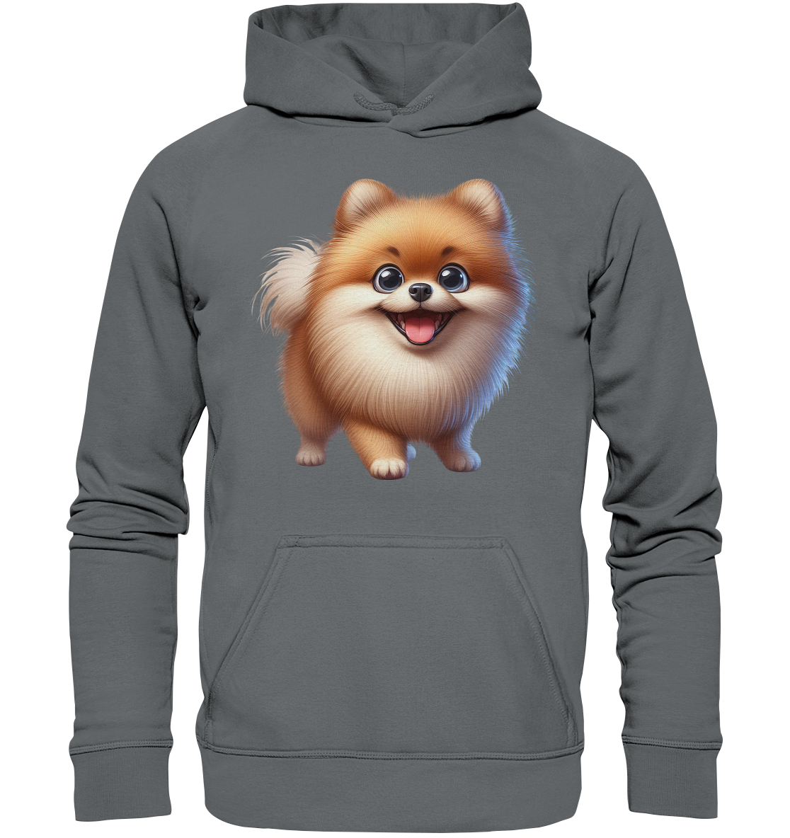 Pomeranien Cartoon - personalisierbar - Basic Unisex Hoodie
