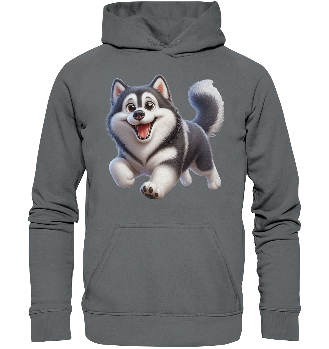 Husky Comic - personalisierbar - Basic Unisex Hoodie