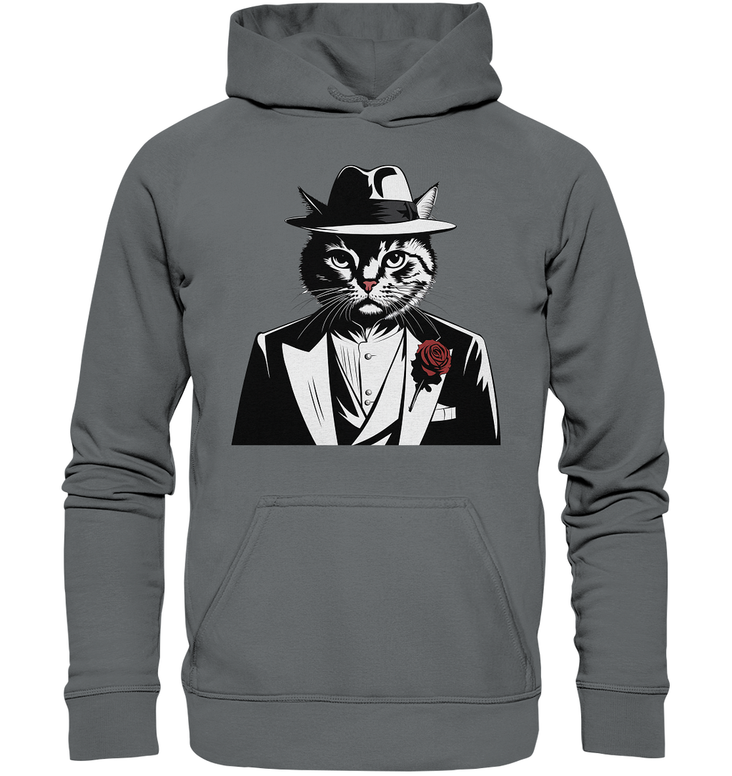 Catfather Katze Mafia - personalisierbar - Basic Unisex Hoodie