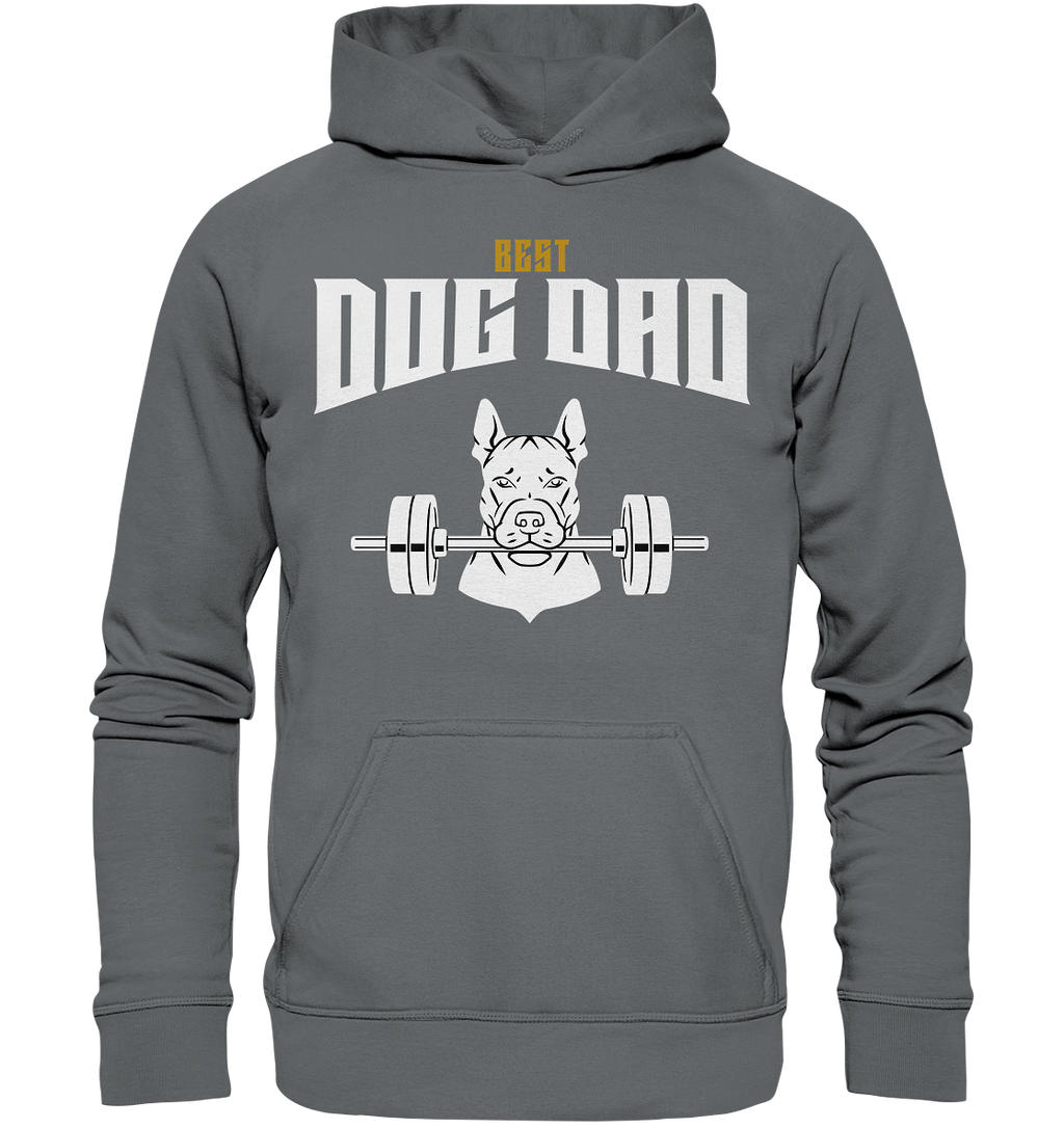 Best Dog Dad - Personalisierbar - Basic Unisex Hoodie