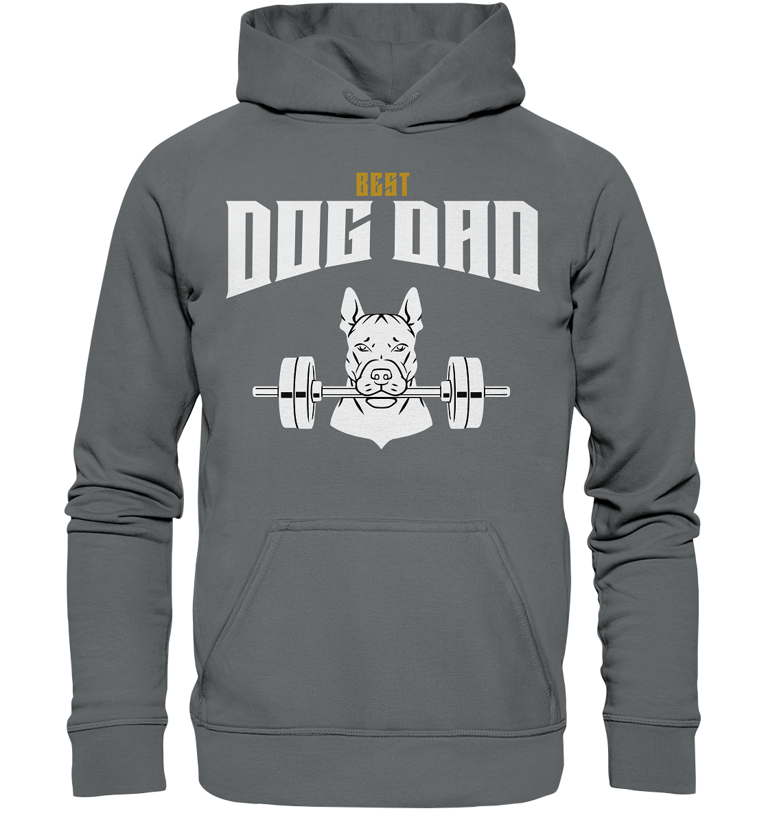 Best Dog Dad - Personalisierbar - Basic Unisex Hoodie