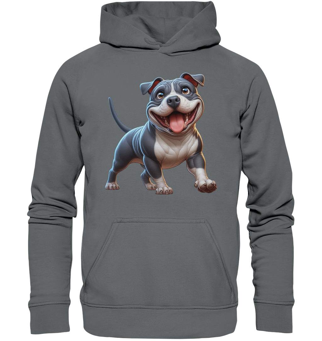 Pittbull Cartoon Hund personalisierbar - Basic Unisex Hoodie