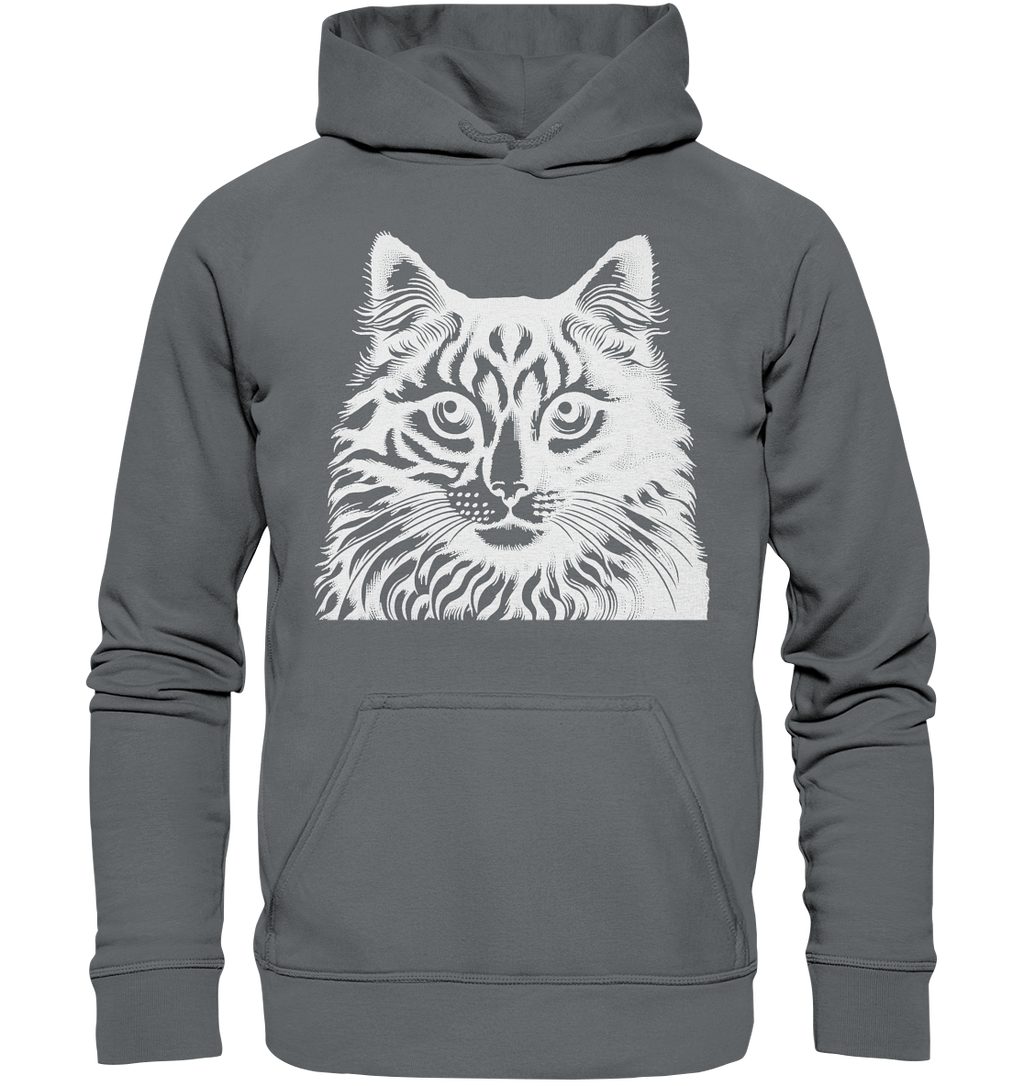 Katze Stempel - Basic Unisex Hoodie