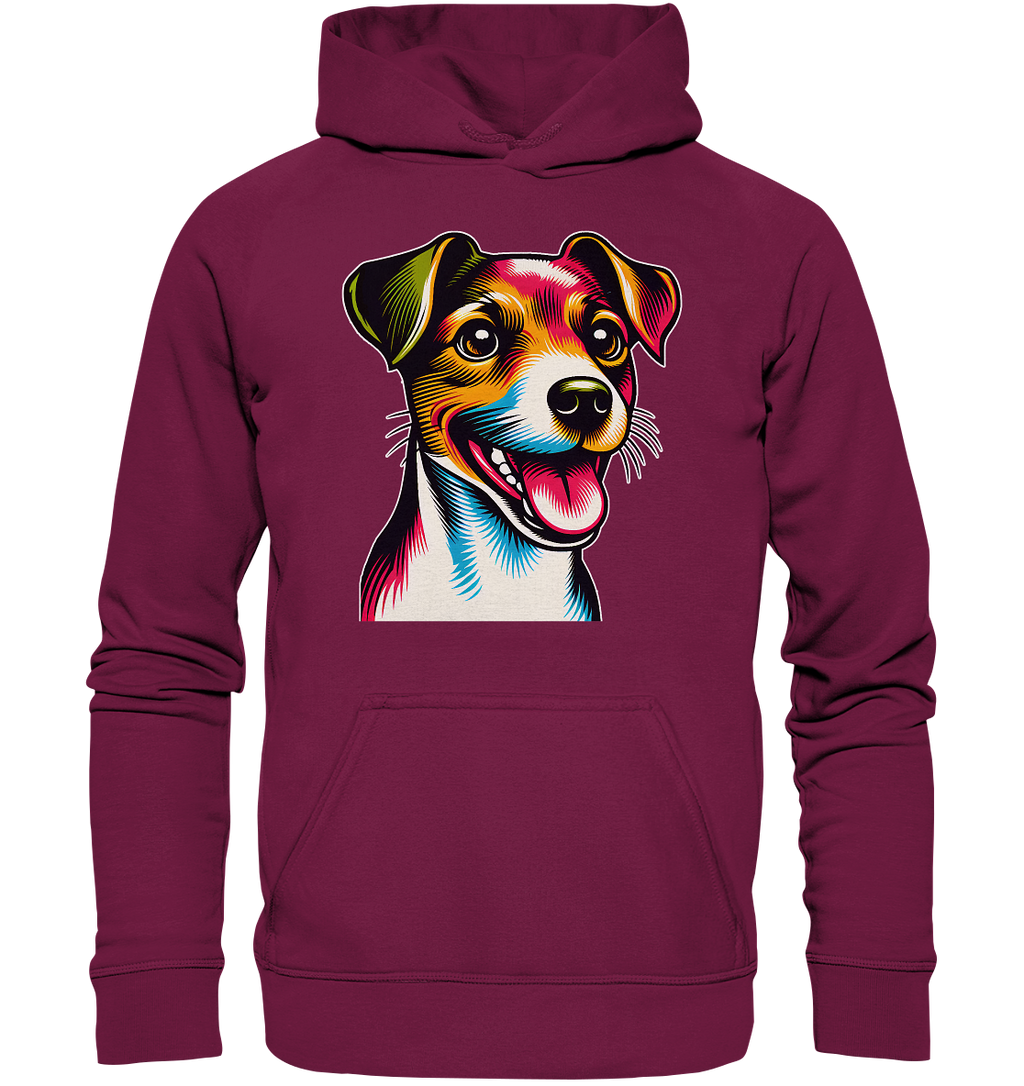 Jack Russell Terrier Pop Art - Basic Unisex Hoodie