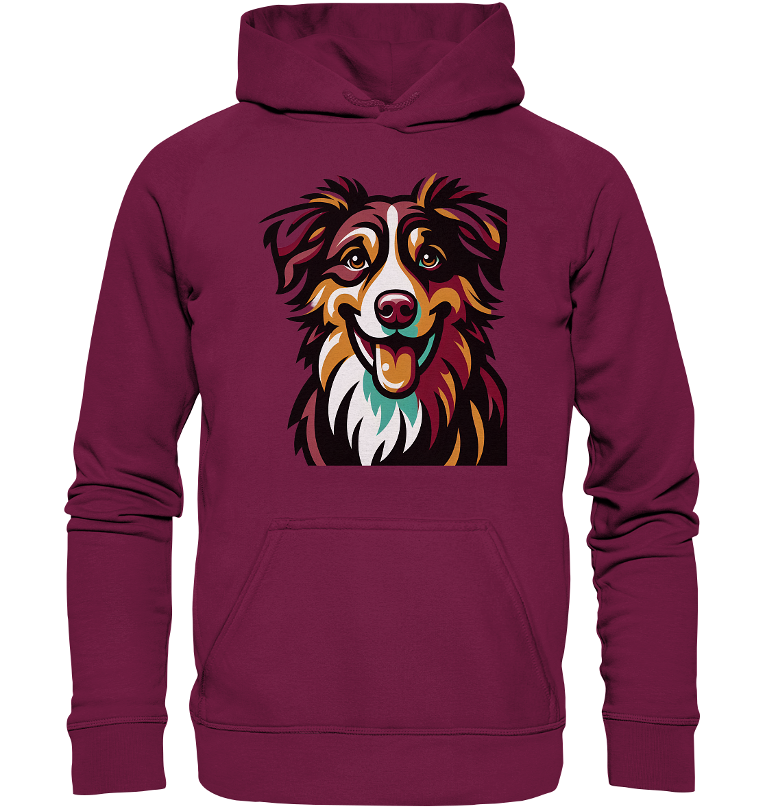 Australian Shepherd Hund - personalisierbar - Basic Unisex Hoodie