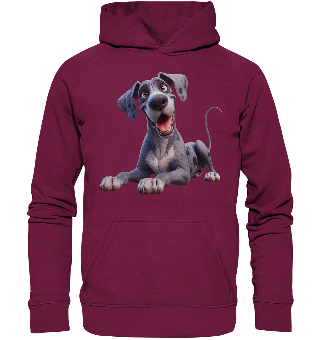 Dänische Dogge - personalisierbar - Basic Unisex Hoodie