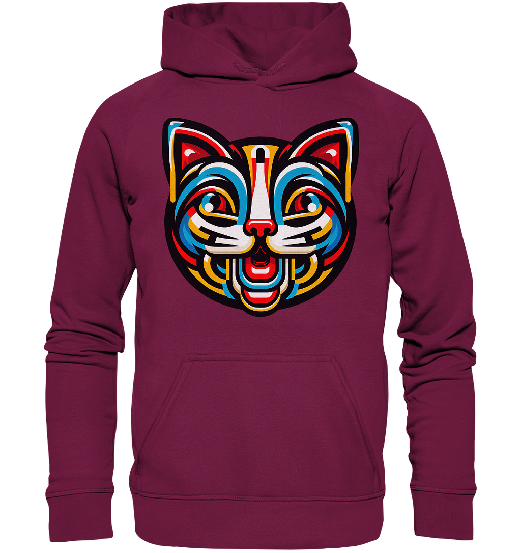 Pop Art Katze  - Basic Unisex Hoodie