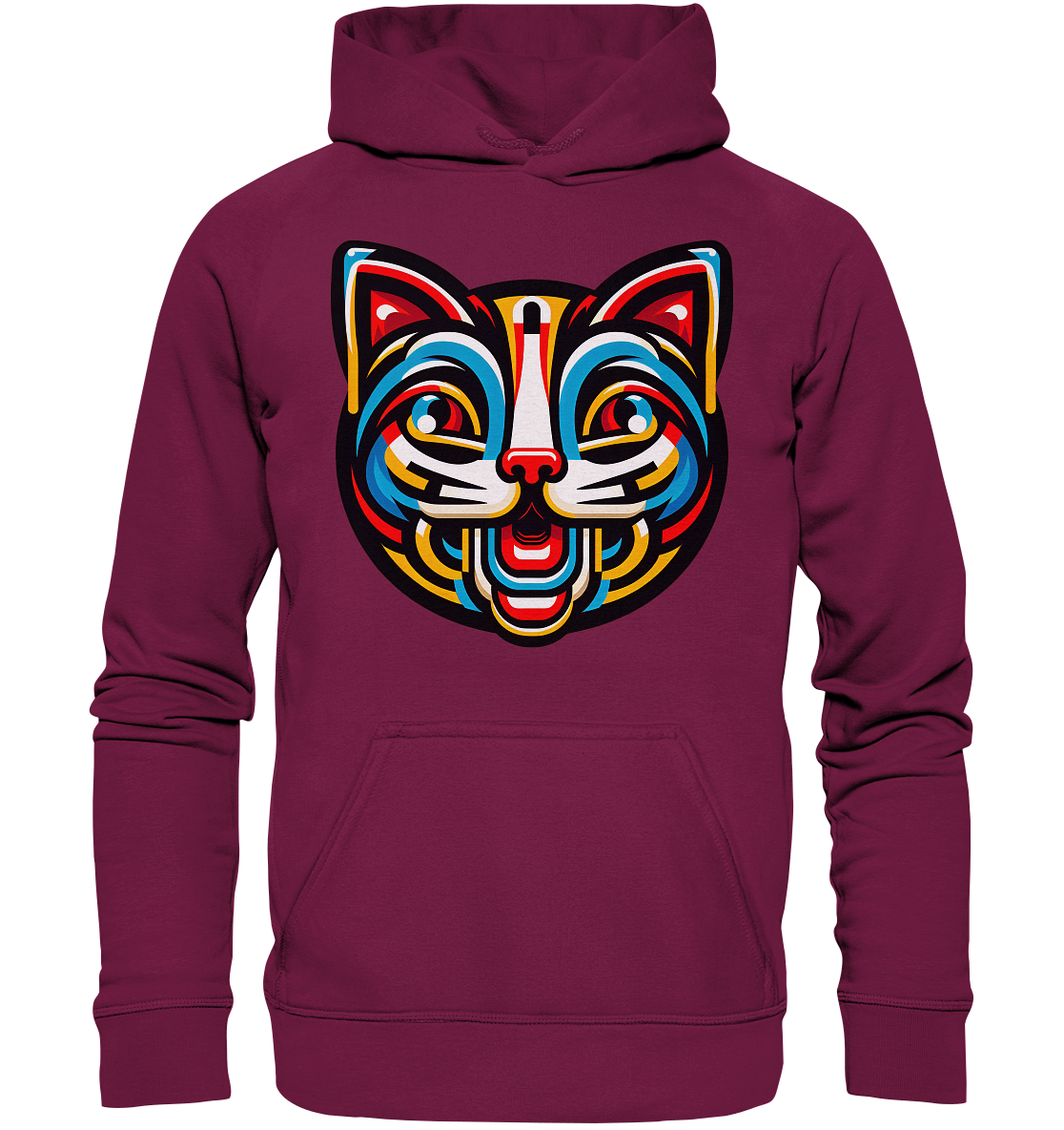 Pop Art Katze  - Basic Unisex Hoodie