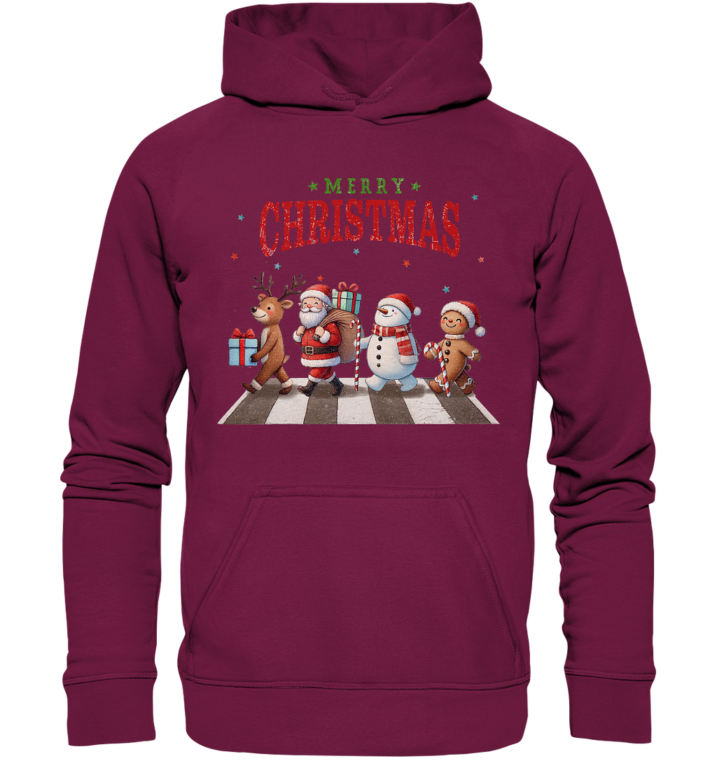Merry Christmas Zebrastreifen - Basic Unisex Hoodie