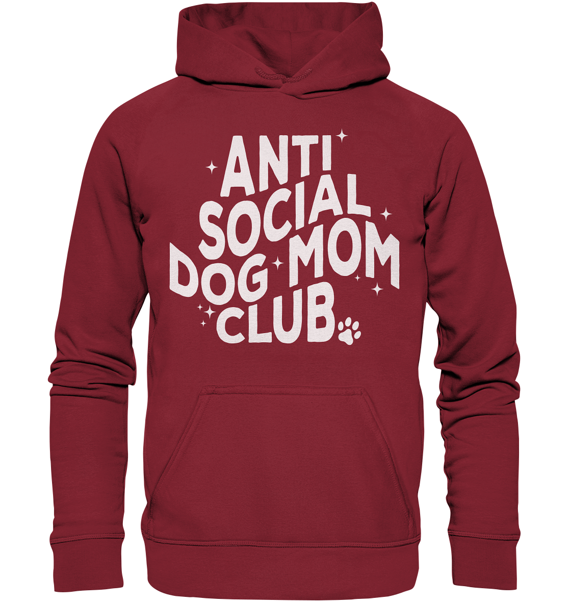 Anti Social Dog Mom Club - Basic Unisex Hoodie