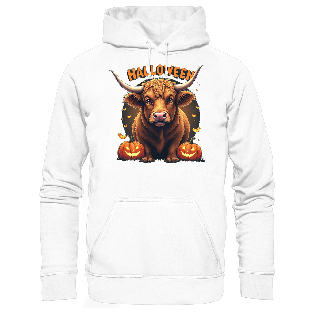 Halloween Highland Cow - Basic Unisex Hoodie