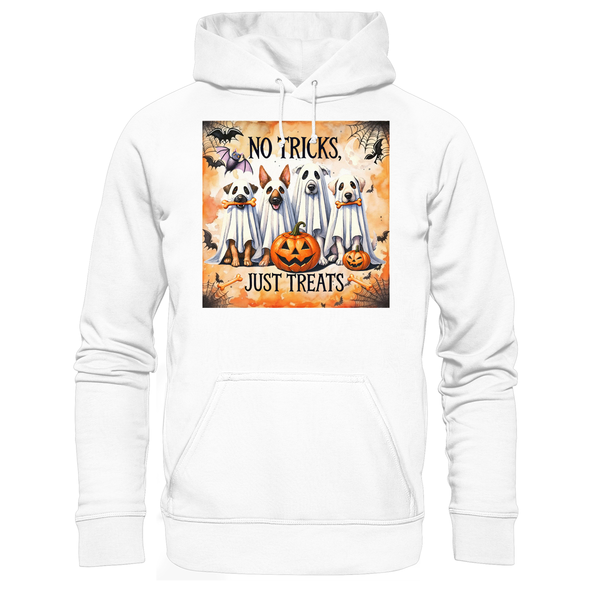 Halloween Dogs No Tricks Just Treats - Basic Unisex Hoodie